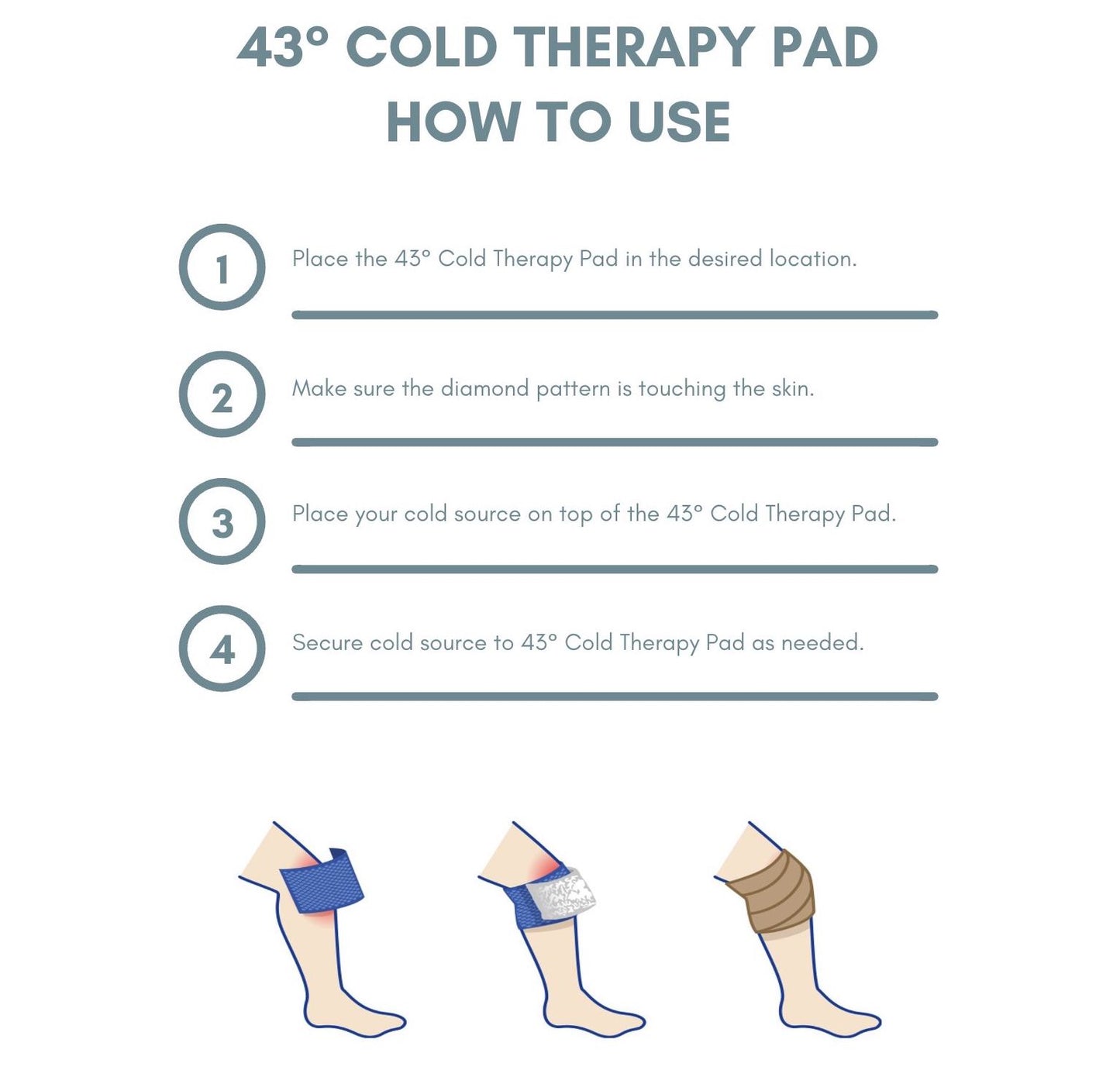43° Cold Therapy Temperature Regulating Pad
