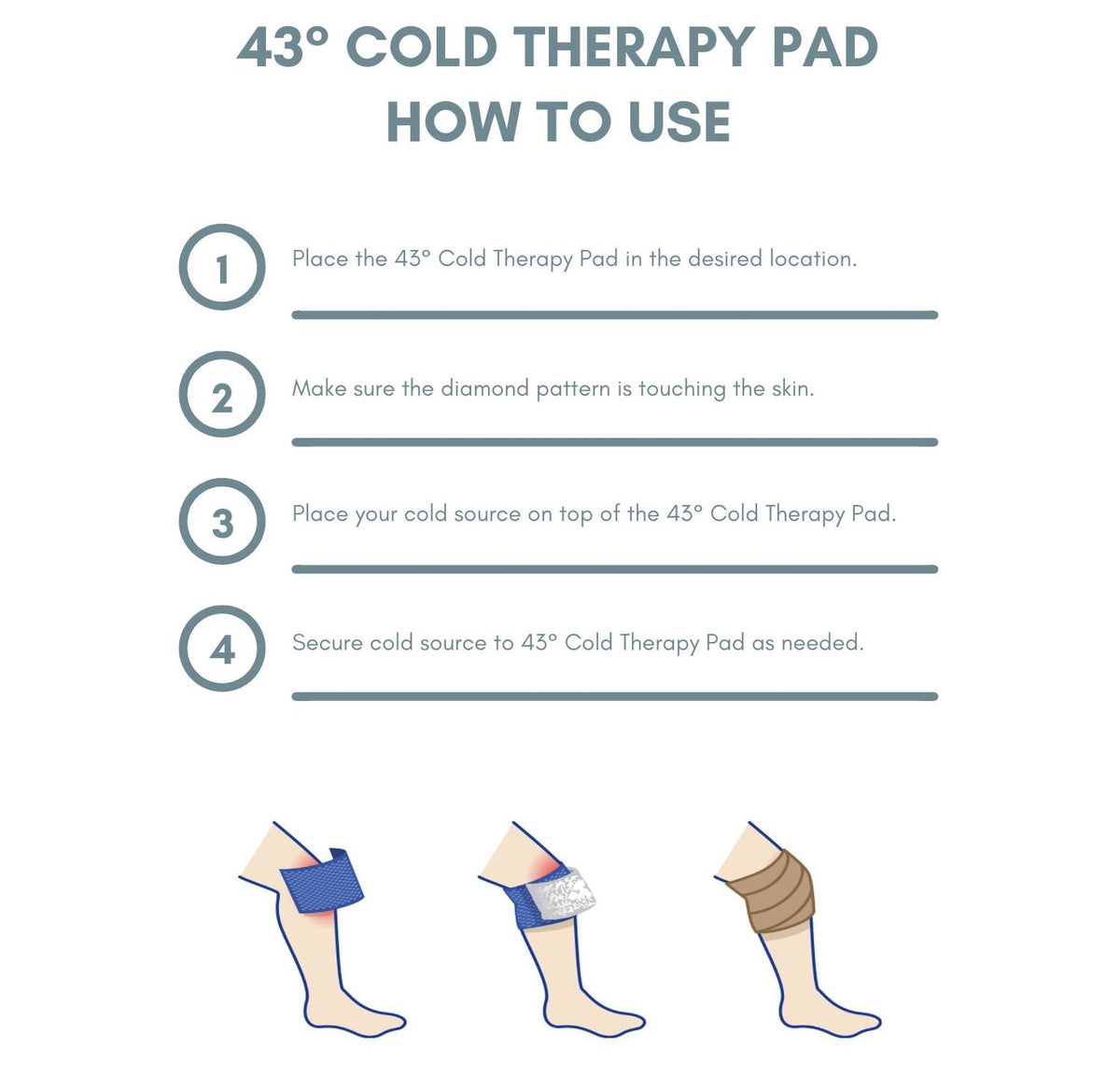 Cold Pad 43° Cold Therapy Temperature Regulating Pad – www.43therapy.com